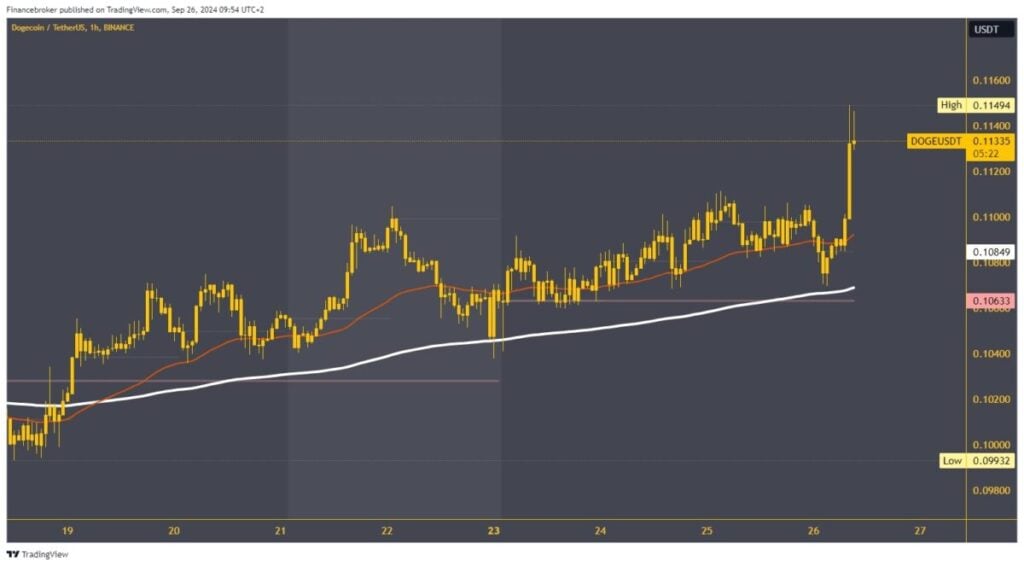 Dogecoin chart analysis