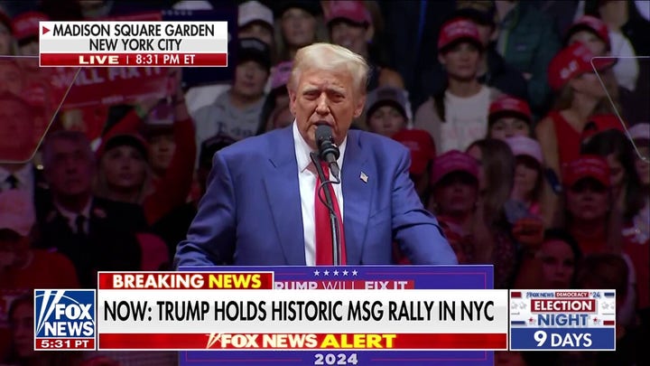 FULL SPEECH: Former President Trump addresses rally at Madison Square Garden